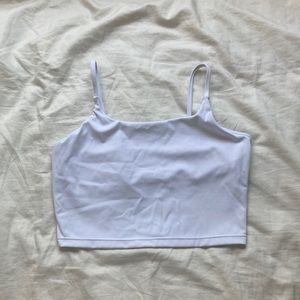 White Sports Tank
